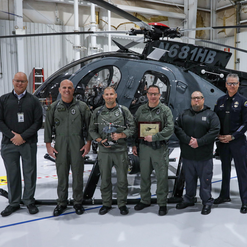 MD Helicopters Delivers MD530F to Huntington Beach PD