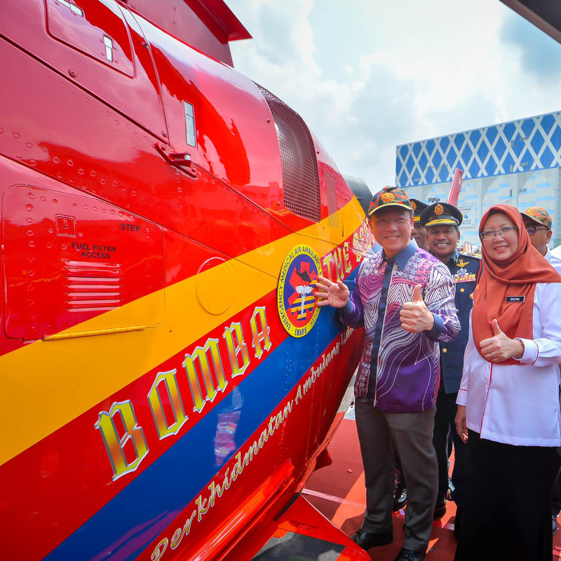 Malaysian Fire and Rescue Dept launches A109E EMS helicopter