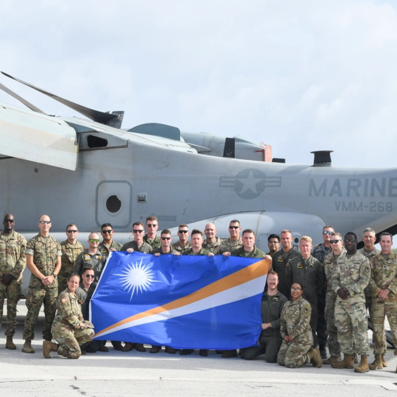 VMM-268 Conducts Community Engagement on US Army Garrison-Kwajalein Atoll
