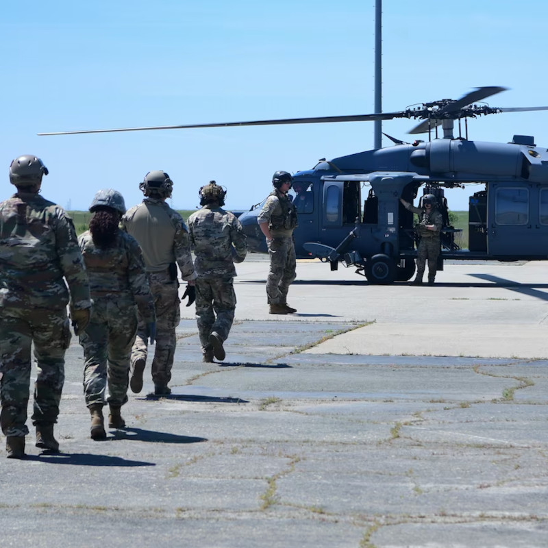 AFFORGEN presents First-Ever Helicopter Familiarization Training at Beale AFB