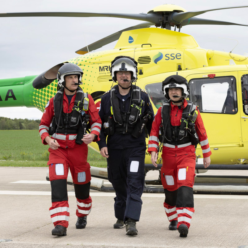 Scotland’s Charity Air Ambulance marks 10th anniversary