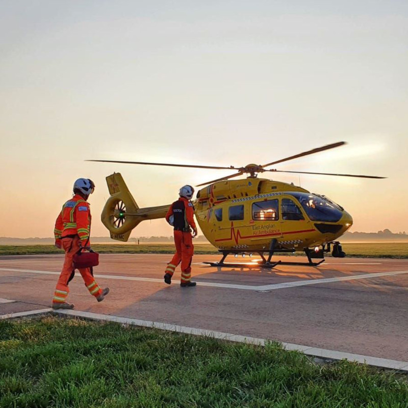 East Anglian Air Ambulance named one of the “best places to work”