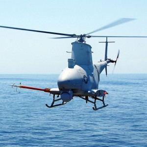 History made as MH-60S uses MQ-8B as laser designator platform